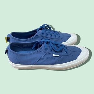 Vans 11 Blue Canvas Low Top Lace Up Sneakers - image 1